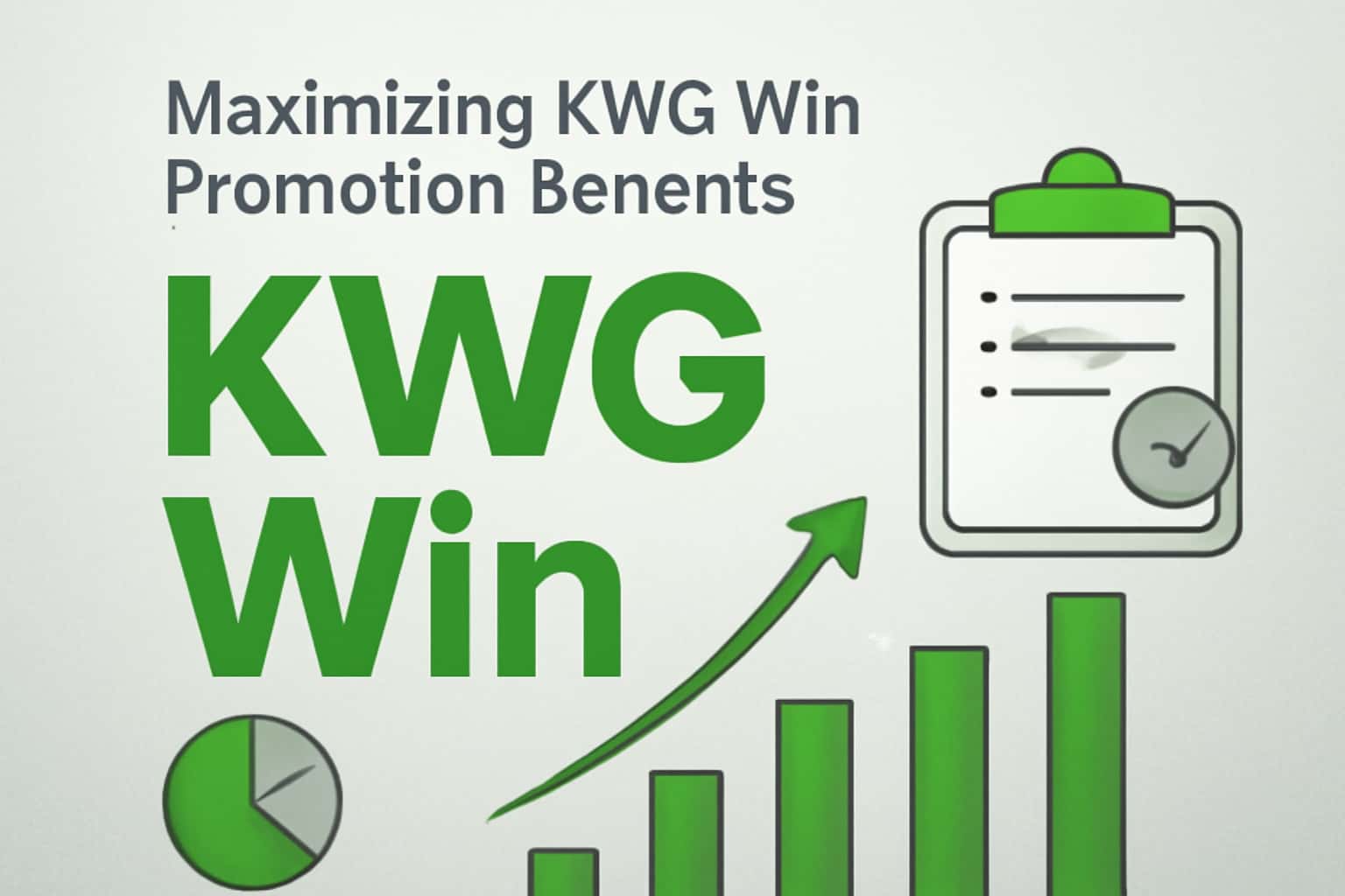 An informational graphic illustrating the topic of maximizing KWG Win promotion benefits.