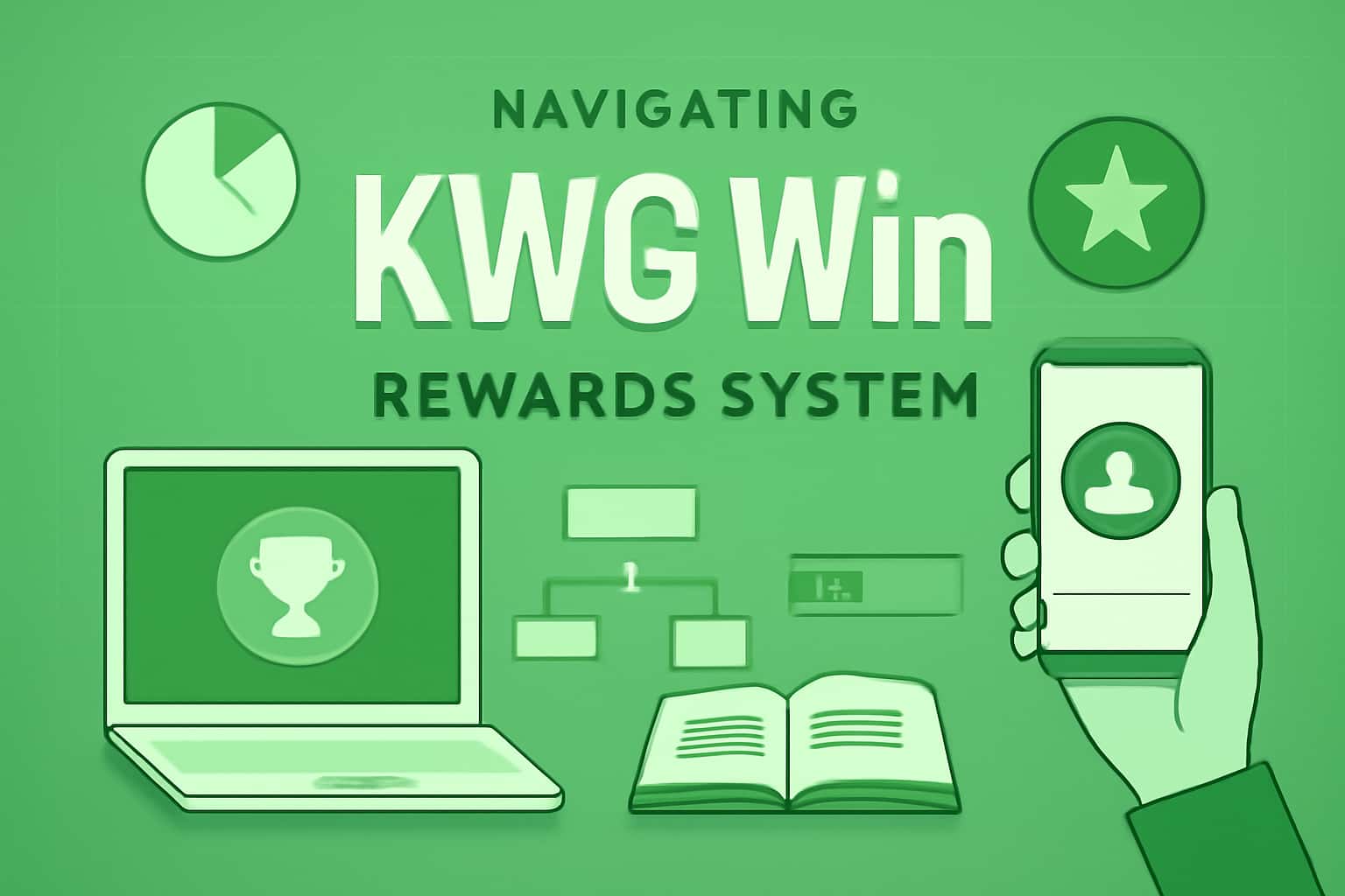 An informative scene showcasing the KWG Win Rewards System.