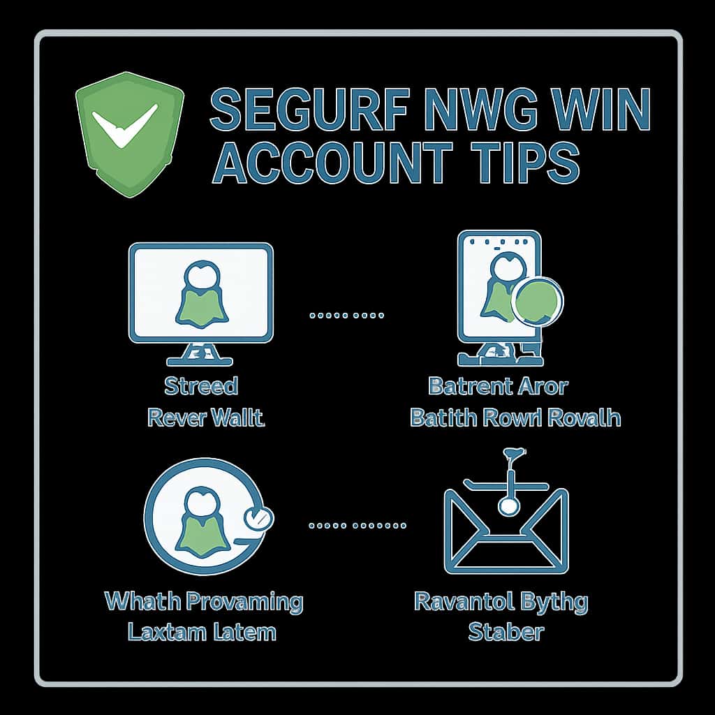 Diagram explaining account security measures.