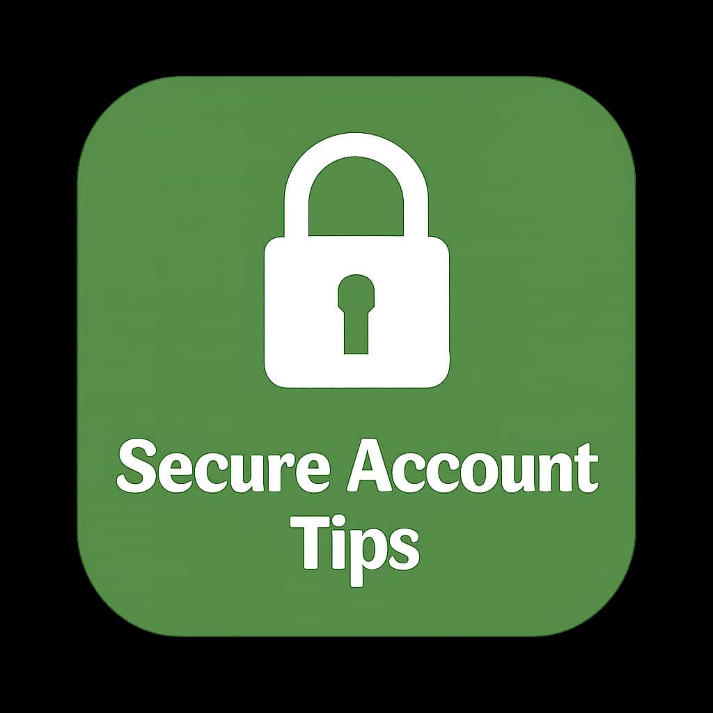 Icon representing Secure KWG Win Account Tips.