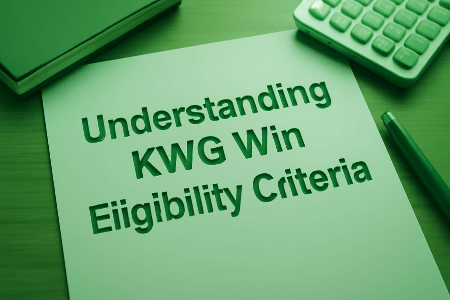 An educational visualization depicting KWG Win eligibility criteria.