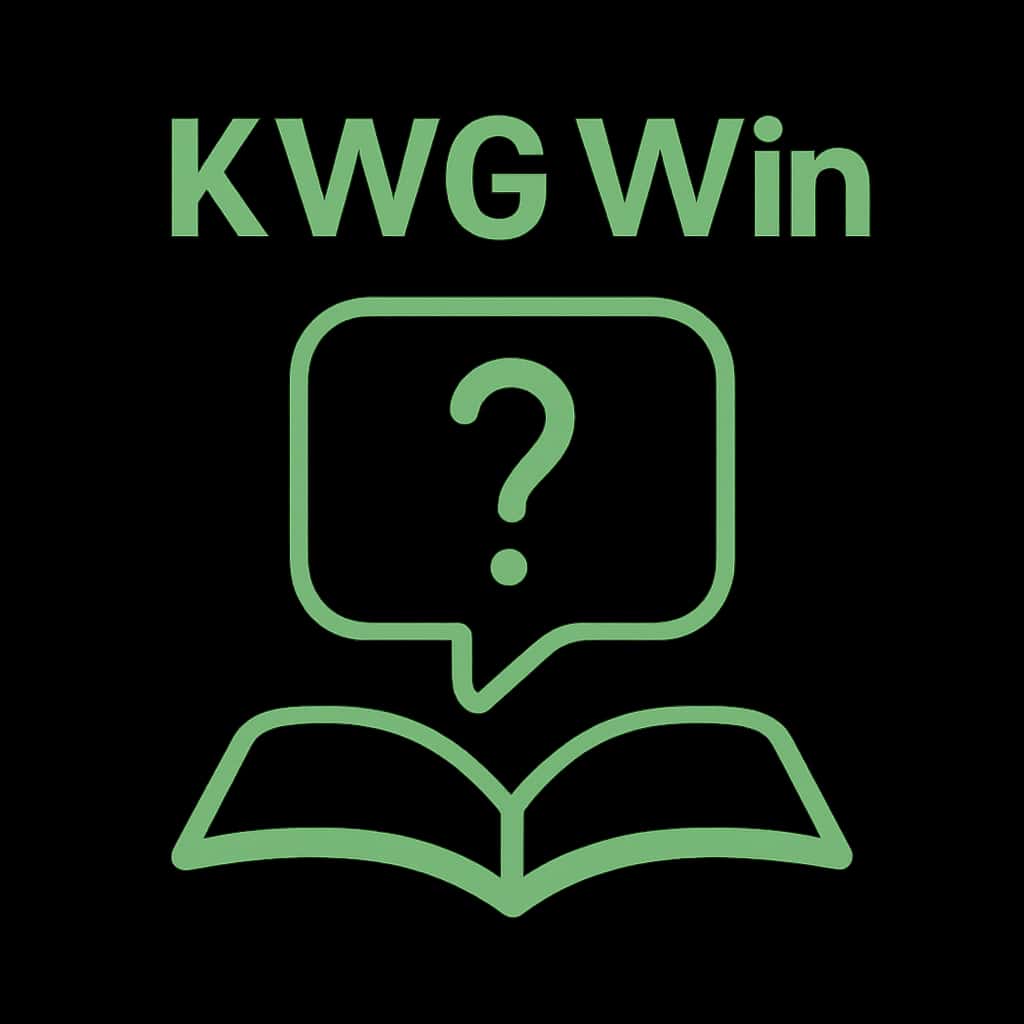 Icon depicting KWG Win Promotions FAQ.